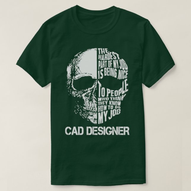 Camiseta Diseñador de Cad (Diseño del anverso)