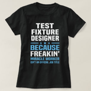 Camiseta Diseñador de corrección de pruebas