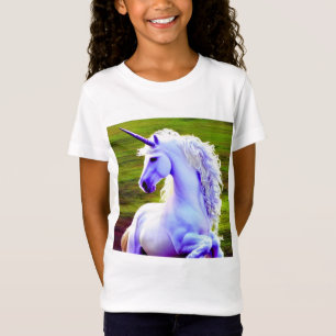 Camiseta Diseñador de IA Cute White Unicorn