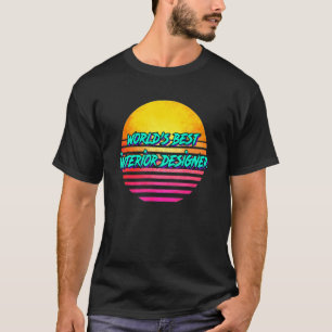 Camiseta Diseñador de interiores retro