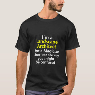 Camiseta Diseñador de ocupaciones profesionales de arquitec