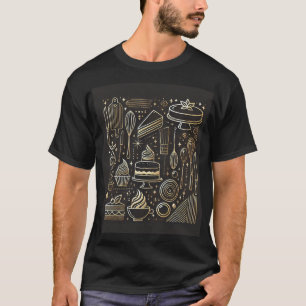 Camiseta Diseñador de panadería y pasteles de lujo