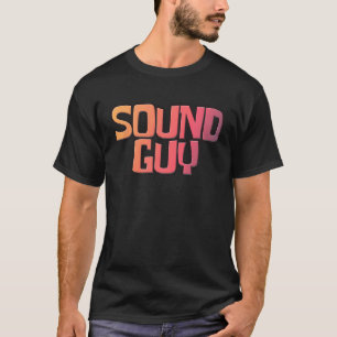 Camiseta Diseñador de sonido de ingeniero de audio de sonid