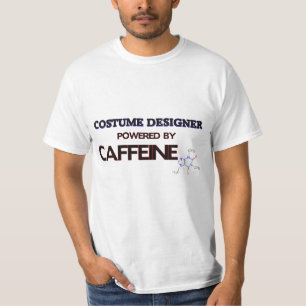 Camiseta Diseñador de vestuario accionado por el cafeína