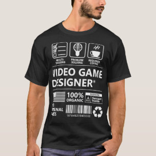 Camiseta Diseñador de videojuegos Funny Gift Pullover