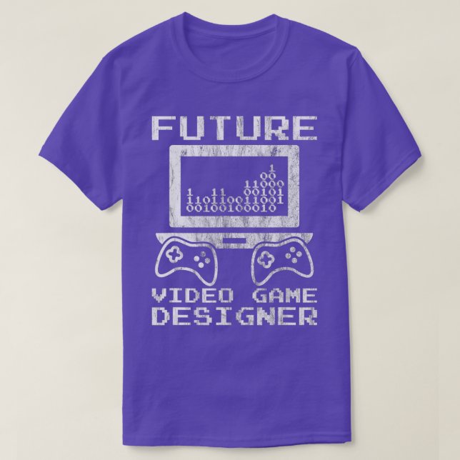 Camiseta Diseñador de videojuegos para futuros desarrollado (Diseño del anverso)