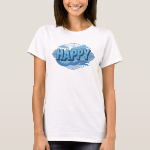 Camiseta Diseñador Gráfico 2D FELIZ Hermoso
