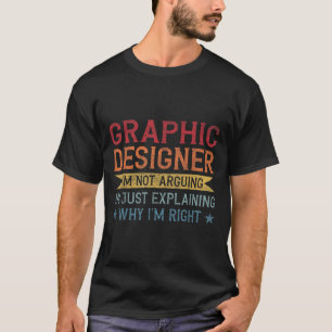 Camiseta Diseñador gráfico de citas de profesión divertida