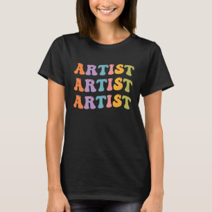 Camiseta Diseñador gráfico de ilustraciones de pintores
