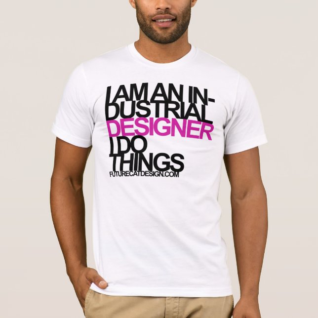 Camiseta diseñador industrial (Anverso)