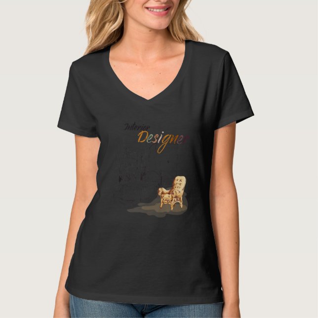 Camiseta Diseñador interior Definición Diseñador interior G (Anverso)