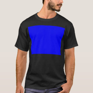 Camiseta Diseñador personalizado de color azul