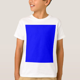 Camiseta Diseñador personalizado de color azul