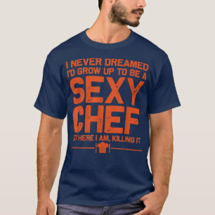 Camiseta diseñadores de chef divertidos hombres mujeres se