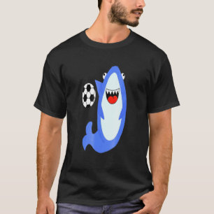 Camiseta Diseñadores del Sur: Fun Shark jugando a la pelota