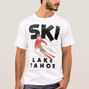 Camiseta Diseñar esquí en Lake Tahoe, Lake Tahoe