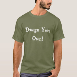 Camiseta Diseñar su propio negro