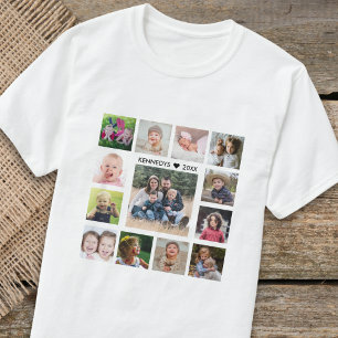 Camiseta Diseñar su propio texto de 13 nombres de familia d