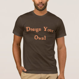 Camiseta Diseñar tu propio Brown