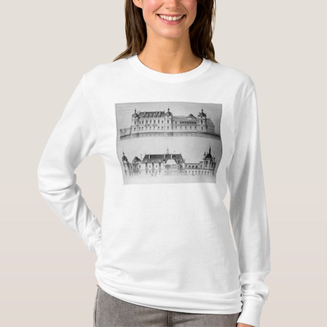 Camiseta Diseñe para la reconstrucción de la fachada del (Anverso)
