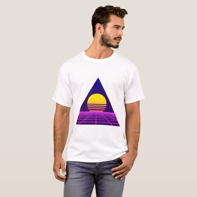 Camiseta Diseño 001 de Vaporwave (Anverso completo)
