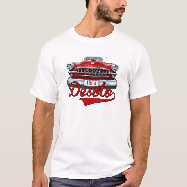 Camiseta Diseño 1954 del coche de Custon del sedán del (Anverso)