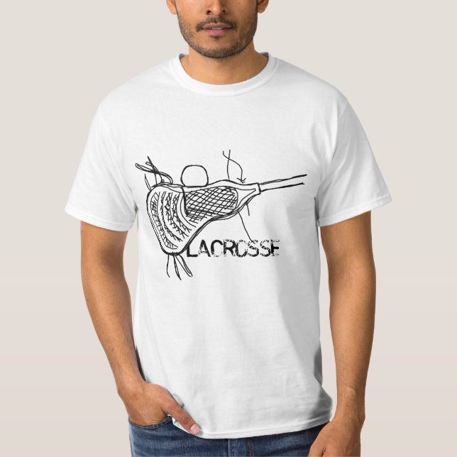 Camiseta diseño 1 del lacrosse (Anverso)