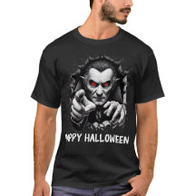 Diseño 3D Dracula Vampire Feliz Halloween