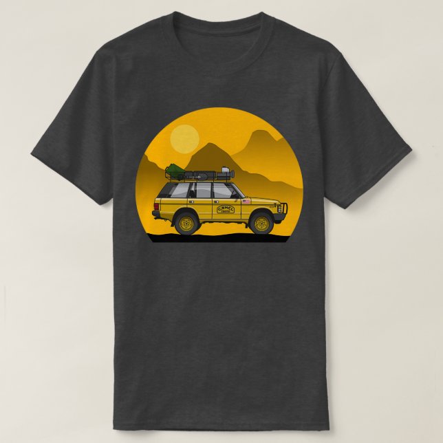 Camiseta Diseño 4x4 de Overlander fuera de carretera (Diseño del anverso)