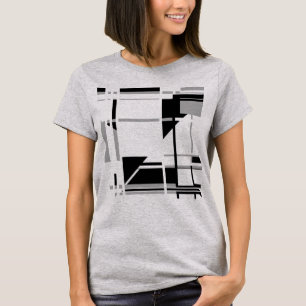 Camiseta Diseño abstracto de laberinto inspirado en Gray Bl