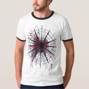Camiseta Diseño abstracto de salpicaduras de pintura urbana