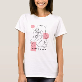 Camiseta Diseño abstracto de Super Mama Modern