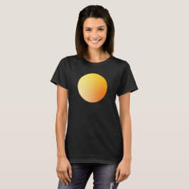 Camiseta Diseño abstracto de viñeta de círculo con gradient
