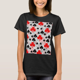 Camiseta Diseño abstracto del patrón del Club Red Black Clo