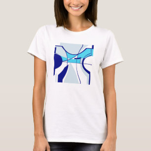 Camiseta Diseño abstracto inspirado en Gray Gray MCM de la 