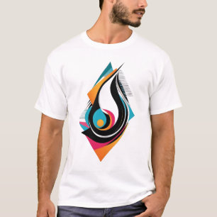 Camiseta Diseño abstracto - Moderno y elegante