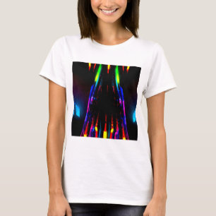Camiseta Diseño abstracto neón - Arte llamativo