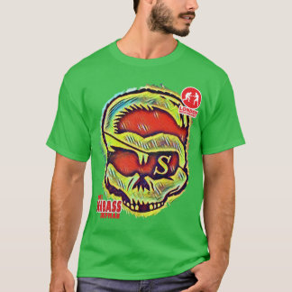 Camiseta Diseño ácido del cráneo de la lubina