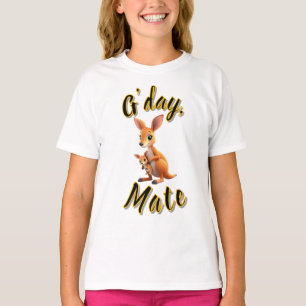 Camiseta "Diseño adorable de mamá y Joey Personalizado cang