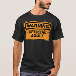 Camiseta Diseño adulto oficial amonestador