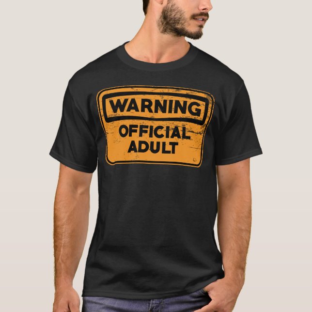 Camiseta Diseño adulto oficial amonestador (Anverso)