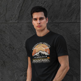 Camiseta Diseño "Adventure Awaits-Explore the mountain"