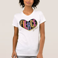 Diseño afro unicornio de corazón feroz