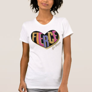 Camiseta Diseño afro unicornio de corazón feroz