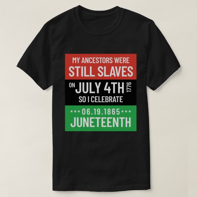 Camiseta Diseño afroamericano para amantes de la historia n (Diseño del anverso)
