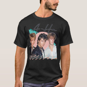 Camiseta Diseño AHa de estilo vintage 80s 1