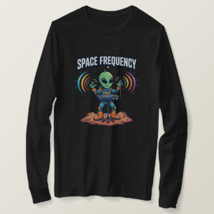 Camiseta Diseño Alien Theremin de Frecuencia Espacial
