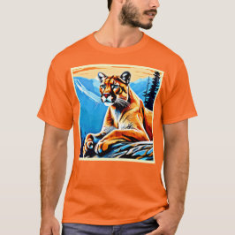 Camiseta Diseño Alpine Cougar View