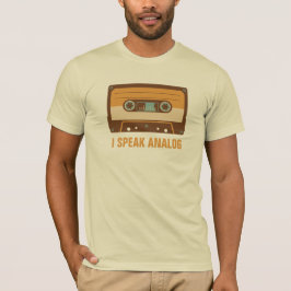 Camiseta Diseño análogo de la cinta de casete personalizado