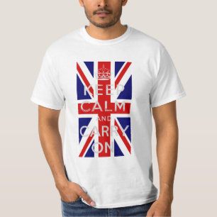 Camiseta DISEÑO ANGUSTIADO Mantén la calma y sigue adelante